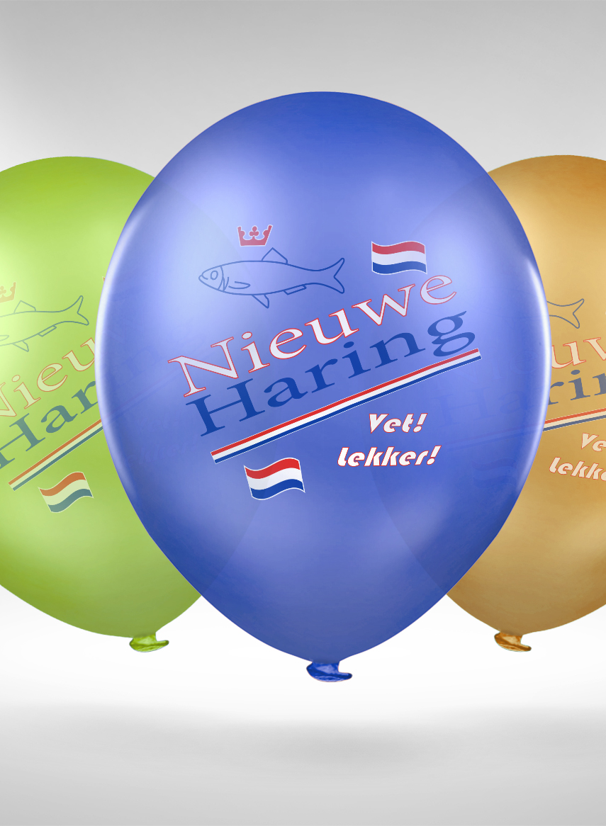 vertegenwoordiger Veilig Vaardigheid Ballonnen bedrukken 30-120cm v/a 1st. binnen 24uur | Ballondrukkerij
